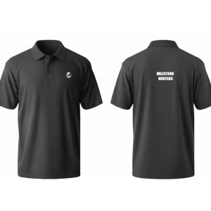 cruiser club polo shirt jet black